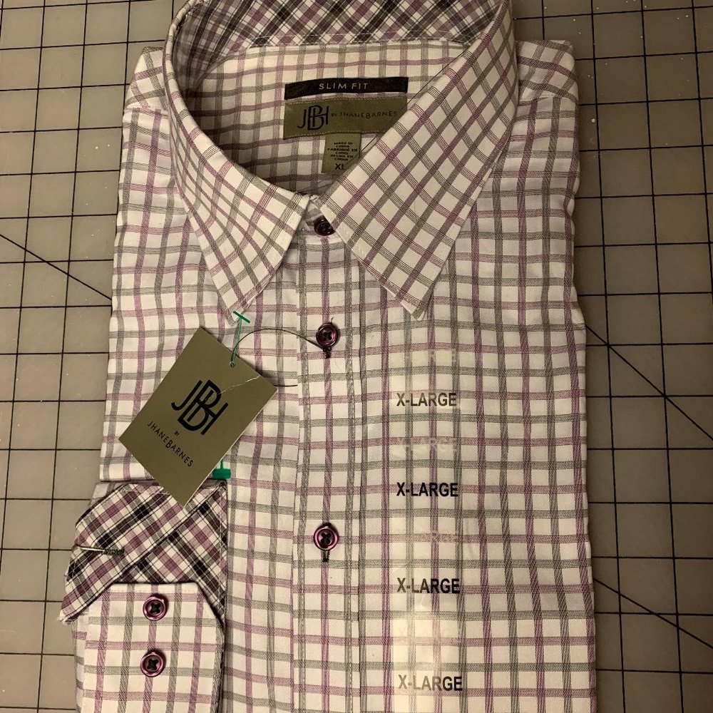 Jhane Barnes Long Sleeve Button Down Shirt